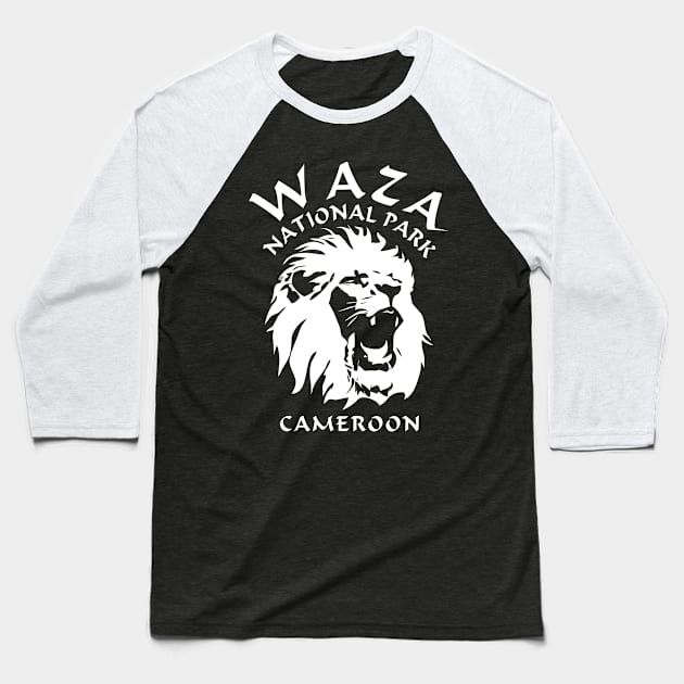 Lions Of Waza National Park - Cameroon Baseball T-Shirt by TMBTM